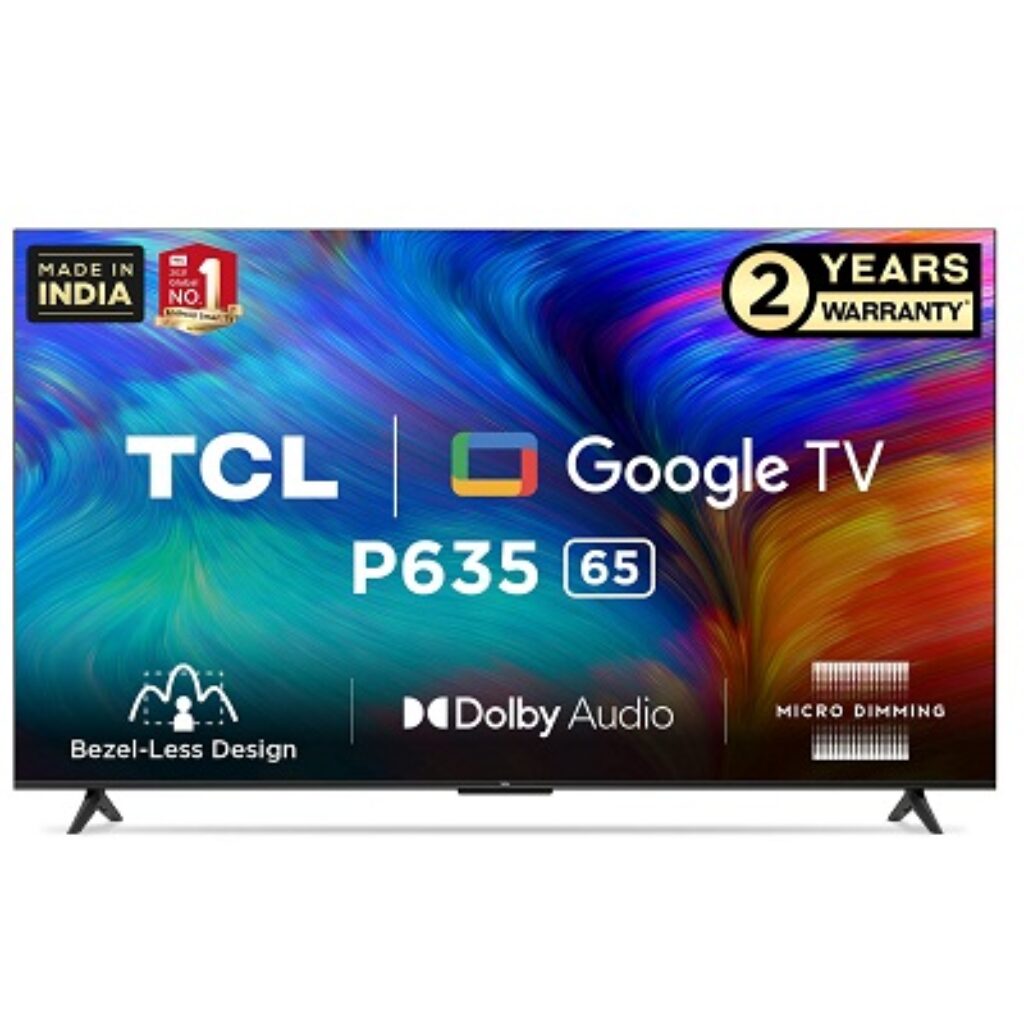 TCL 164 cm (65 inches) Bezel-Less Series 4K