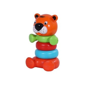 Toyzone Tiger Ringtoss-61410 | Plastic Ringtoss Stacking Ring Throw Game