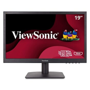 ViewSonic VA1903H-2 19-Inch WXGA 1366x768 Pixels 16:9 Widescreen Monitor with Enhanced View Comfort
