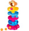 wirescorts 5 layer ball drop and roll swirling tower for baby