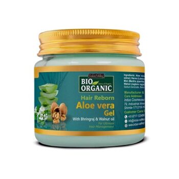 INDUS VALLEY Bio Organic Hair Reborn Aloe Vera Gel