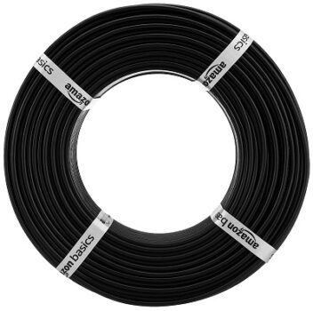 AmazonBasics PVC-Insulated, Single-Core, Multistrand Copper Wire