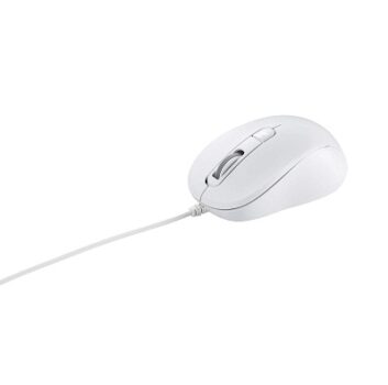 ASUS MU101C Wired Blue Ray Silent Mouse, Ambidextrous Design, Upto 3200 DPI with DPI Switch