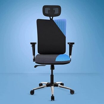 The Sleep Company SmartGRID Onyx High-Back Chair for Office & Home