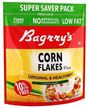 Bagrry's Corn Flakes Plus 800gm (with Extra 80gm) Pouch
