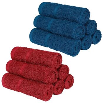 BEDSPUN 100% Cotton Terry Small Towels