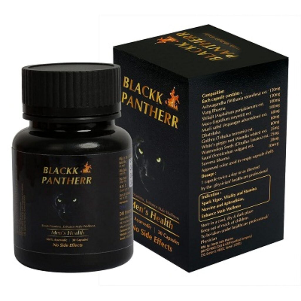 Blackk Pantherr Men's Health Boost Stamina