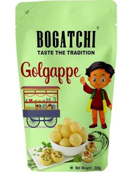 BOGATCHI Pani puri packet ready to eat - Fry or Bake in Microwave