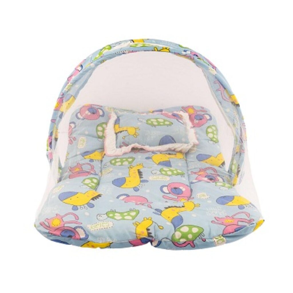 Bumtum Baby Bed, Mosquito Net & Neck Pillow