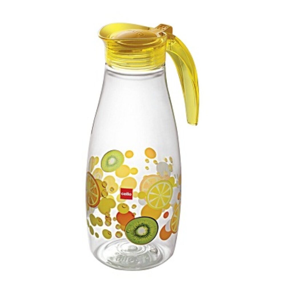 Cello Juicy PET Jug, 1.25 Litres, Yellow