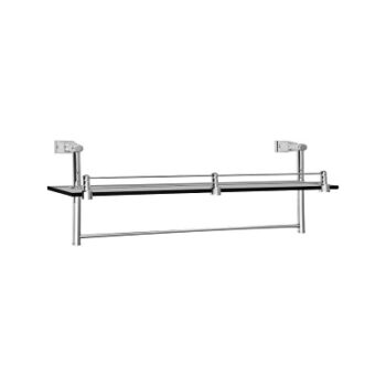Cera Oceana F5005301 Stainless Steel Glass Shelf with Towel Rail