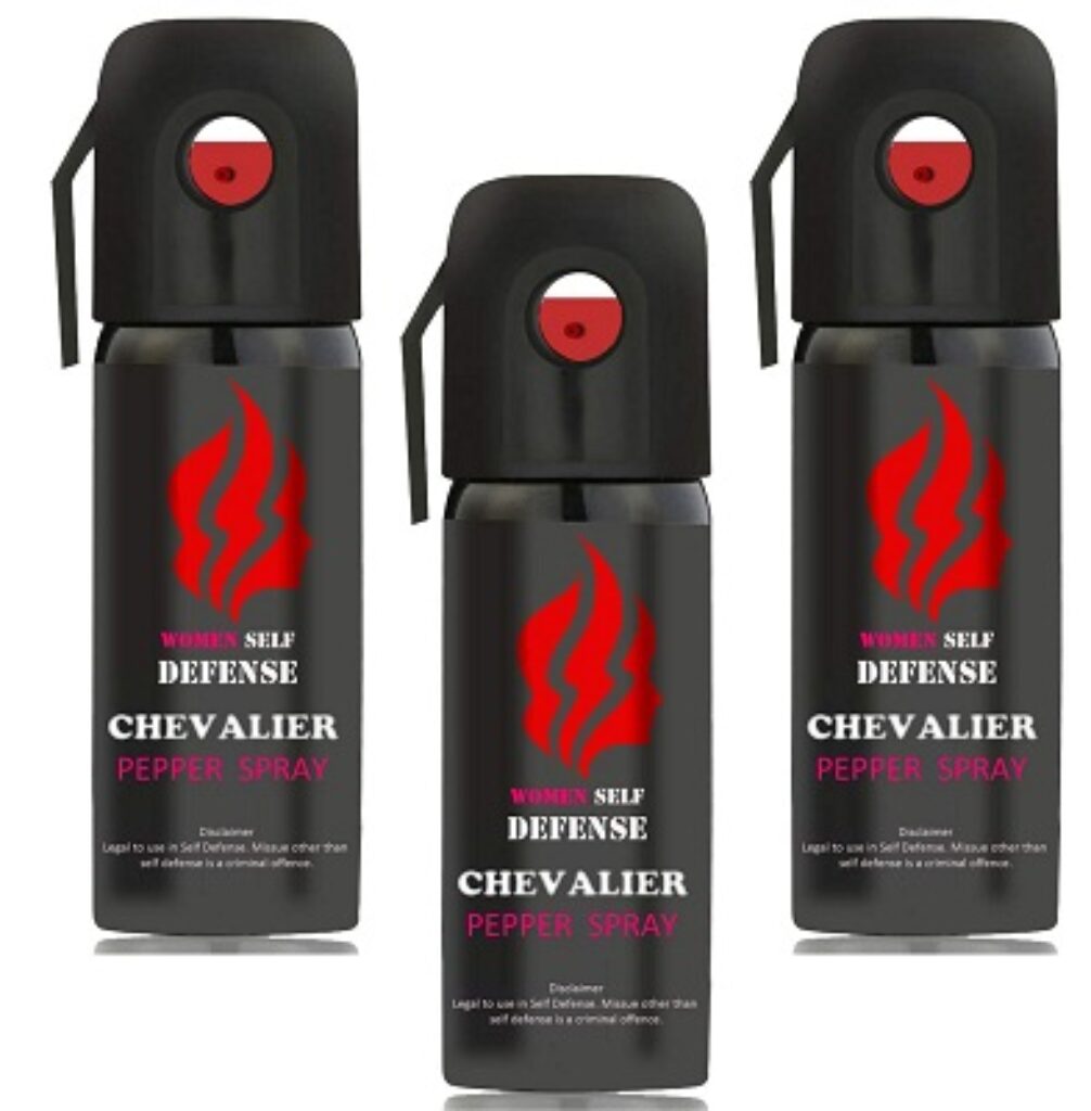 Chevalier Pepper Spray Self Defence for Women (Pack of 3)