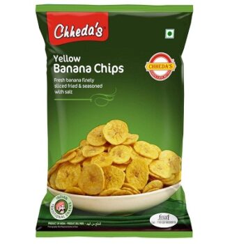 Chheda's - Yellow Banana Chips - Banana Wafers - Crispy Chips