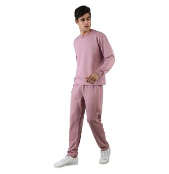 CHKOKKO Men Casual Track suit Co-ord Sets