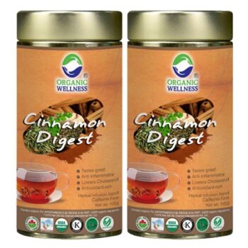 Organic Wellness Cinnamon Digest 100 Gram Tin | Pack of 2