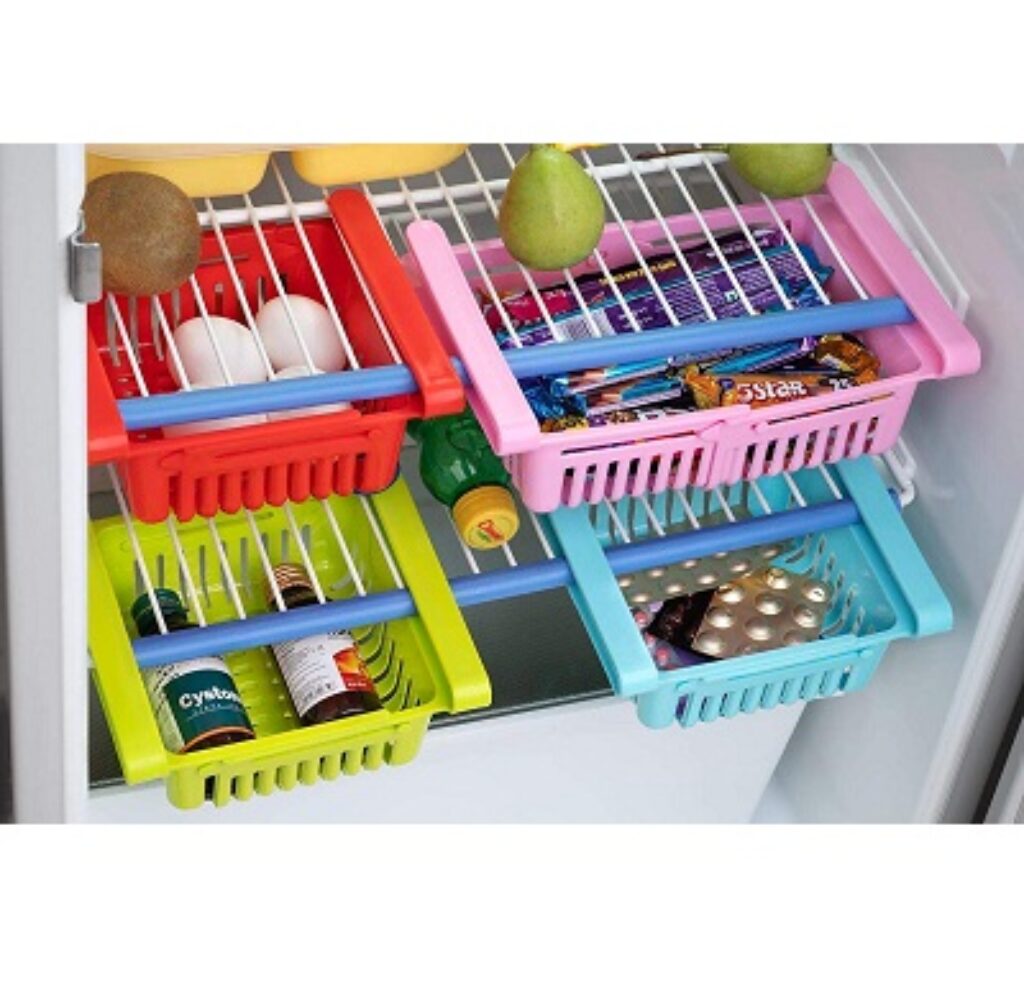 Clazkit Plastic Refrigerator Storage