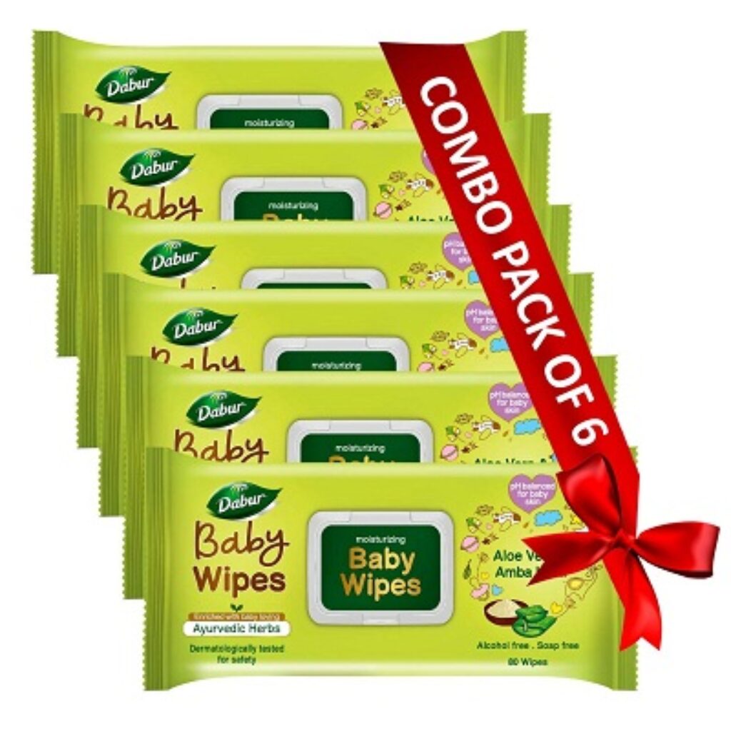 Dabur Baby Wipes: Soft Moisturizing Wet Wipes