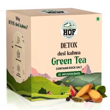 House Of Farms Detox Green Tea- Desi Kahwa (36 Tea Bags)