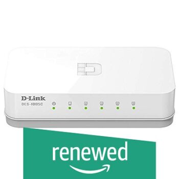 (Renewed) D-Link DES-1005C 10/100 Network Switch