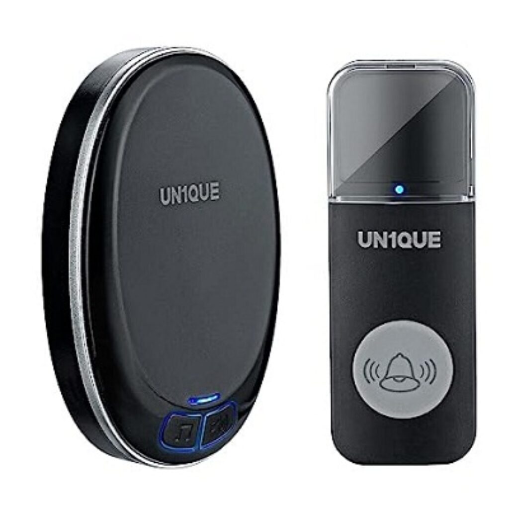 UN1QUE Wireless Door Bell for Home - Small Calling Bell