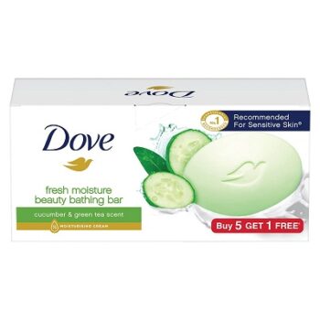 Dove Fresh Moisture Beauty Bathing Bar makes skin