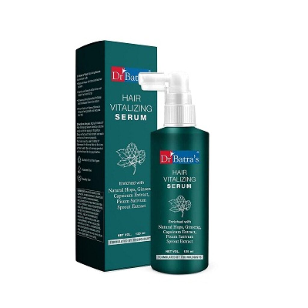 Dr Batra's Hair Vitalizing Serum, Enriched with essential vitamins, Ginseng,