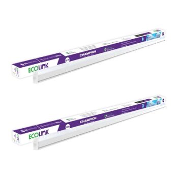 EcoLink 18-Watt Polycarbonate Batten (Warm White Pack of 2)