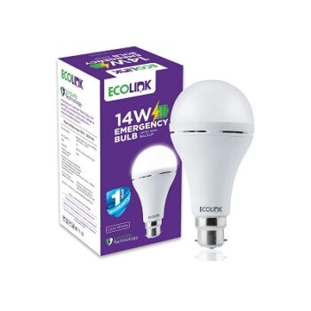 EcoLink 14W B22 LED Emergency Bulb (Cool Day Light,Pack of 1)