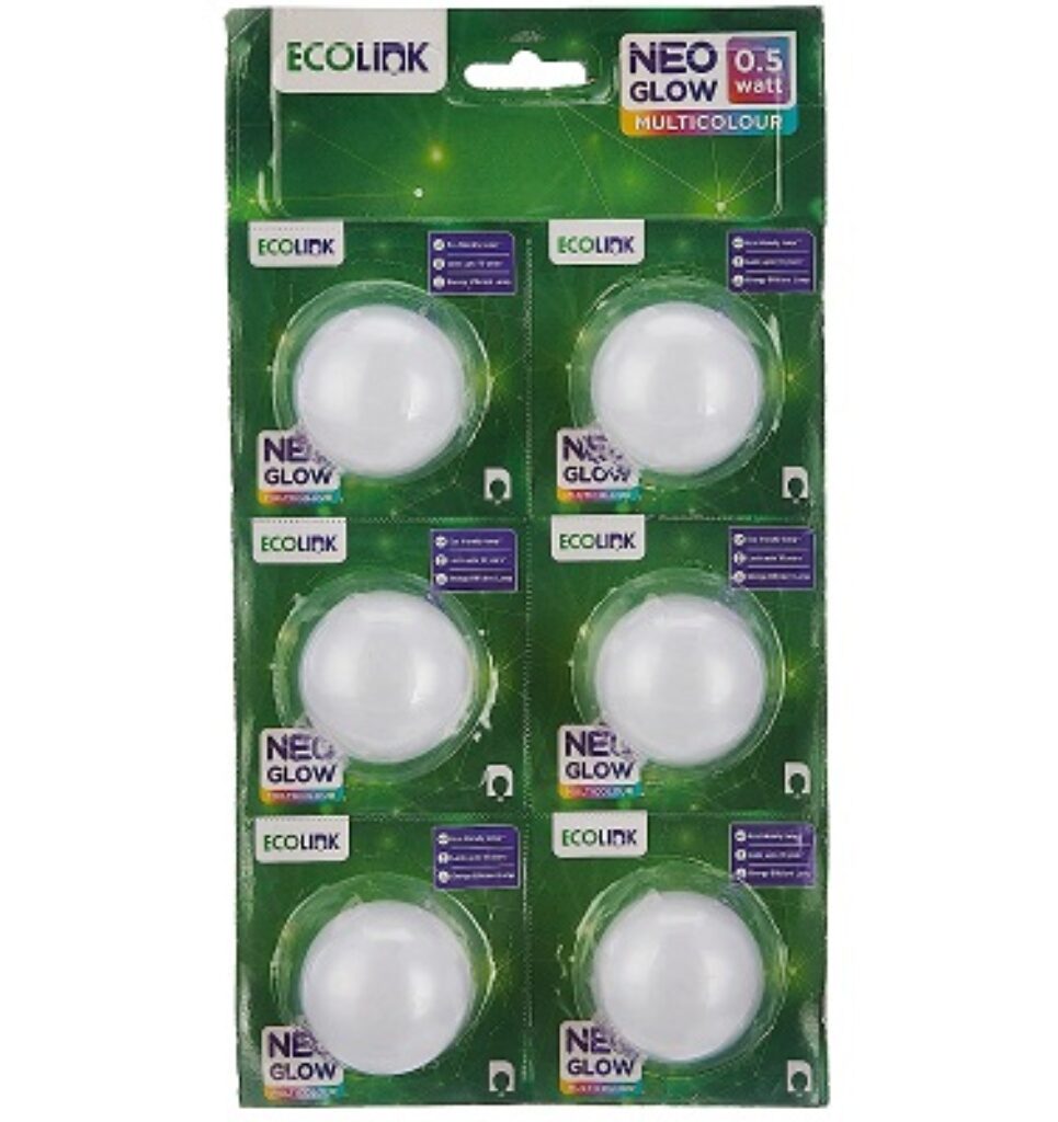 EcoLink NeoGlow 0.5-Watt Multicolour LED Bulb