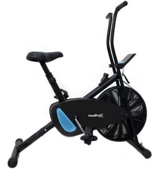 Healthex Air Bike Exercise Cycle for Home | Gym Cycle for Workout