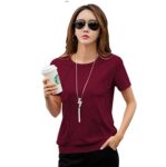 EYEBOGLER Women's Striped Regular fit T-Shirt