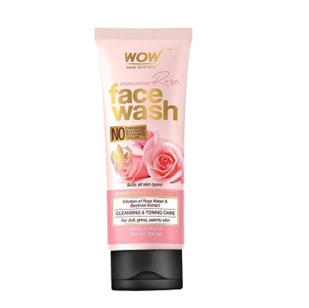 WOW Skin Science Himalayan Rose Face Wash For Cleansing/Dullness