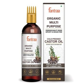 Fantraa 100% PureOrganic Cold Pressed Castor Oil