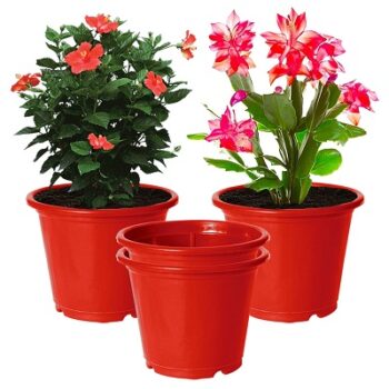 Fun Homes Durable Plastic Flower Pot