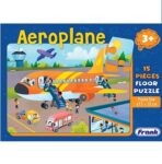 Frank 15 Pieces Floor Puzzle for 3 Year Old Kids and Above (Aeroplane)