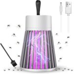 GaxQuly Mosquito Killer Lamp Rechargeable Electric Fly Swatter