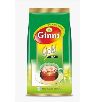 Ginni Gold CTC Leaf Tea, 1 kg | Black CTC Tea | Black Tea