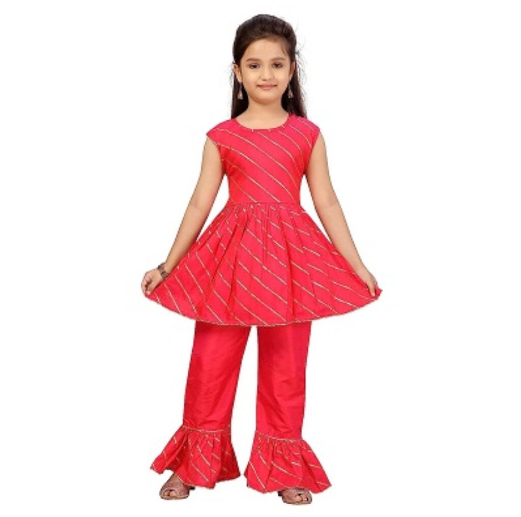 Aarika Girls Kurti Sharara Set