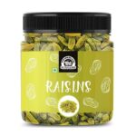 WONDERLAND FOODS (DEVICE) - Plain Green Raisin (Kishmish) Dried Grapes 200g Jar