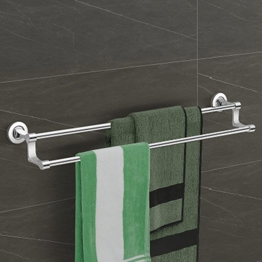 Primax Premium Stainless Steel & Aluminium Towel Rod/Towel Hanger for Bathroom/Towel