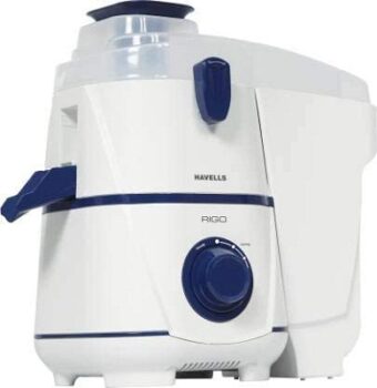 Havells Rigo 500 watt Juicer, White - Dark Blue