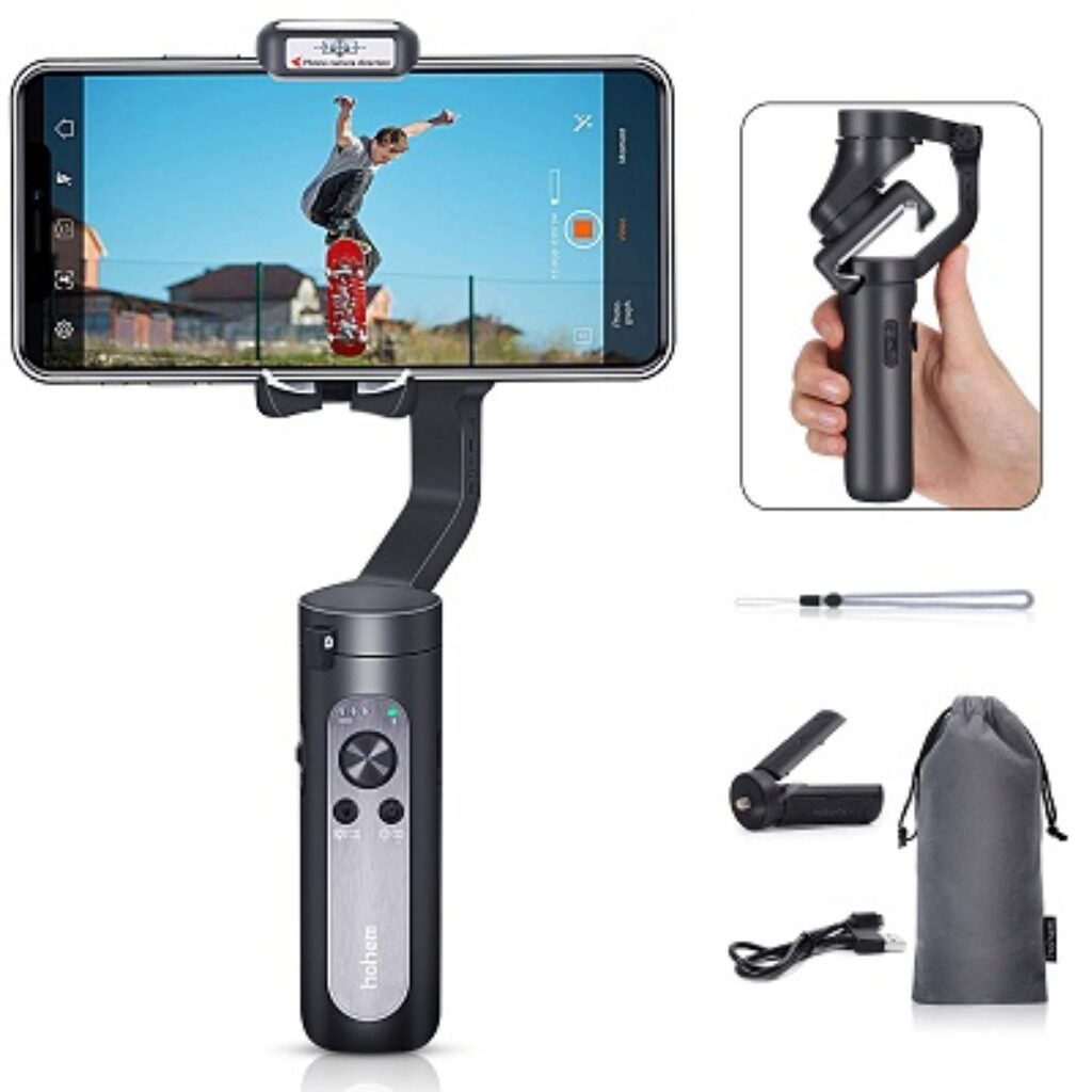 Hohem iSteady X - 3-Axis 259g Lightweight Smartphone Gimbal Foldable Handheld Pocket