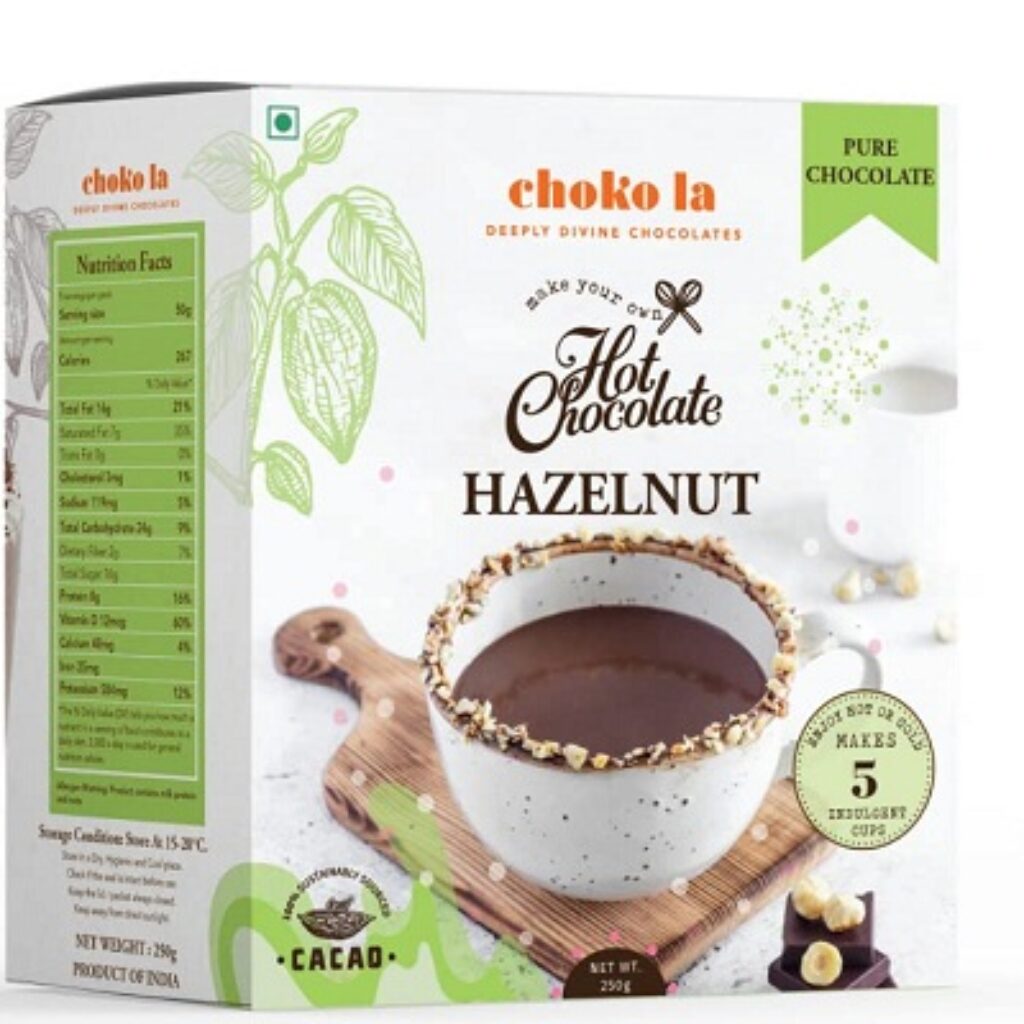 Chokola Hazelnut Drinking Chocolate | Drinking Chocolate Powder