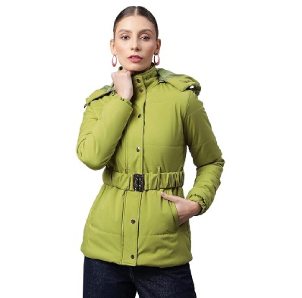 Global Republic Women Detactchable Hood Puffer Jacket