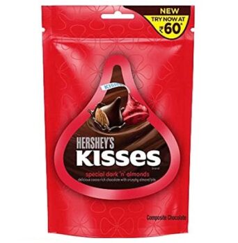 Kisses Dark n Almonds 33.6g Pack of 6