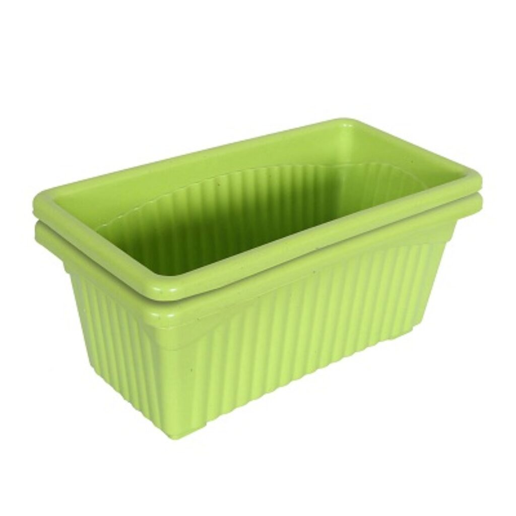 Kuber Industries Rectangular Jupiter Plastic Window Pot