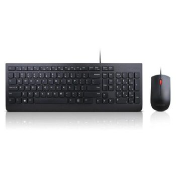 Lenovo Essential Wired Combo - Wired Keyboard and Mouse Set