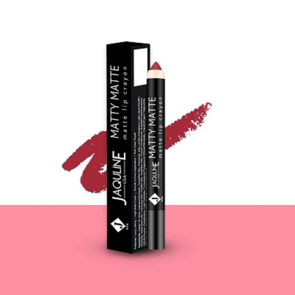 Jaquline USA Matty Matte Lip Crayon | 2.8g Spicy Twist 6