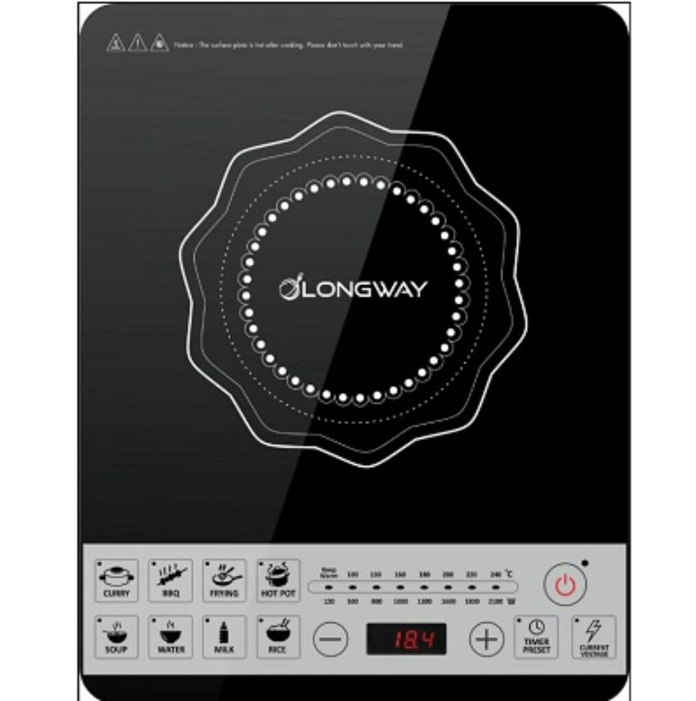 Longway Cruiser IC 2000 W Induction Cooktop - Black,Push Button