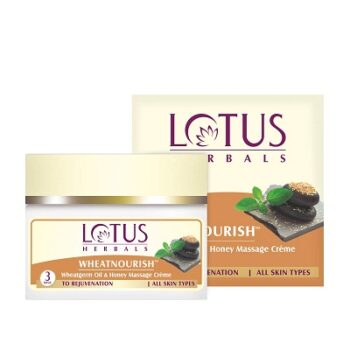 Lotus Herbals Wheatnourish Wheatgerm Oil and Honey Facial